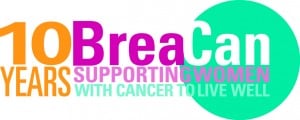 BreaCan's 10 year logo