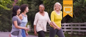 Group of women walking together outdoors