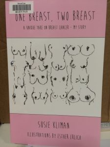 Cover image of the book 'One breast, two breast' by Susie Kliman