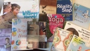 Collection of books that may be of interest to women with advanced cancer.