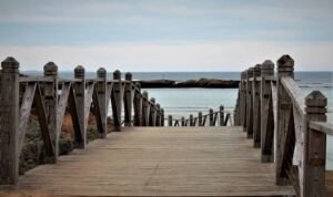 Boardwalk near the sea in Warrnambool