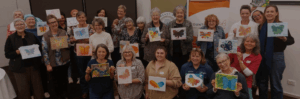 group of women from wellbeing day