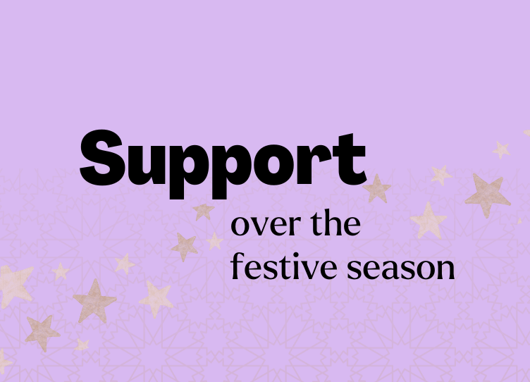 Support over the festive season