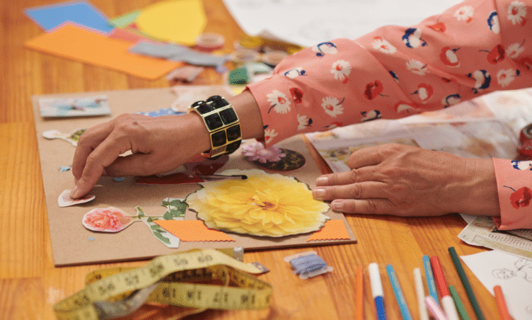 Healing using collage with Sandy Buchanan